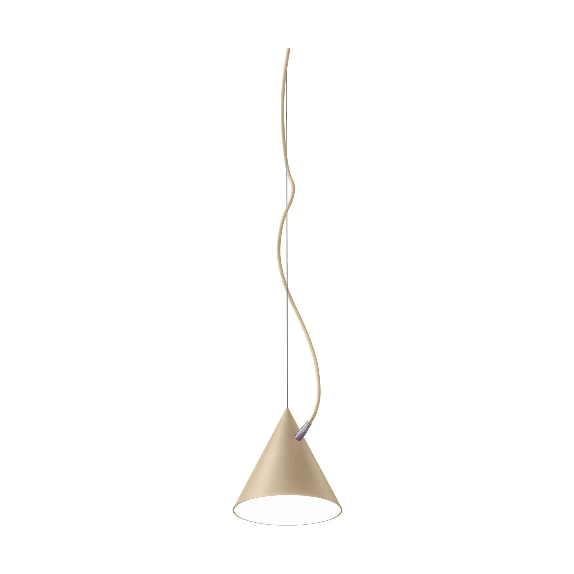 Castor pendant 20 cm, Beige-light beige-silver Noon