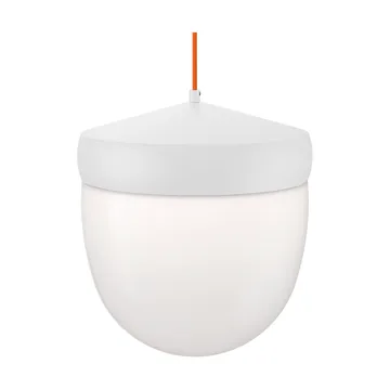 Pan pendant frosted 30 cm - White-orange - Noon
