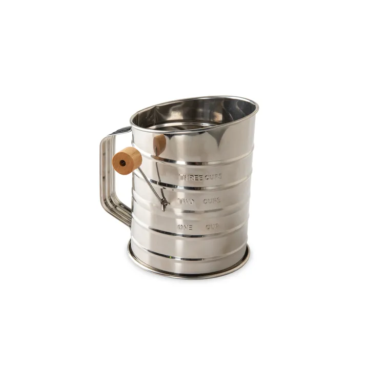 Flour sifter with wooden handle - Stainless steel - Nordic Ware