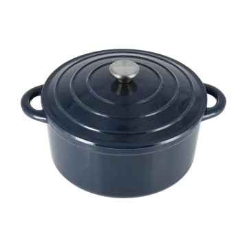 Nordwik cast iron pot round 5 l - Dark Blue - Nordwik