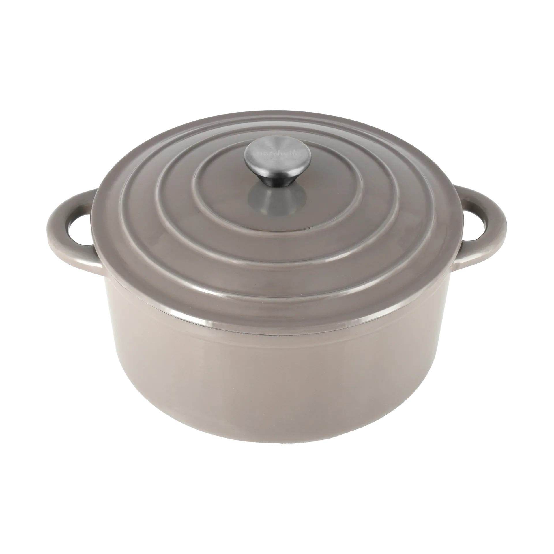 Nordwik cast iron pot round 5 l, Taupe Nordwik