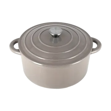 Nordwik cast iron pot round 5 l - Taupe - Nordwik