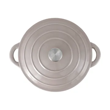 Nordwik cast iron pot round 5 l - Taupe - Nordwik
