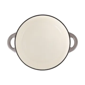 Nordwik cast iron pot round 5 l - Taupe - Nordwik
