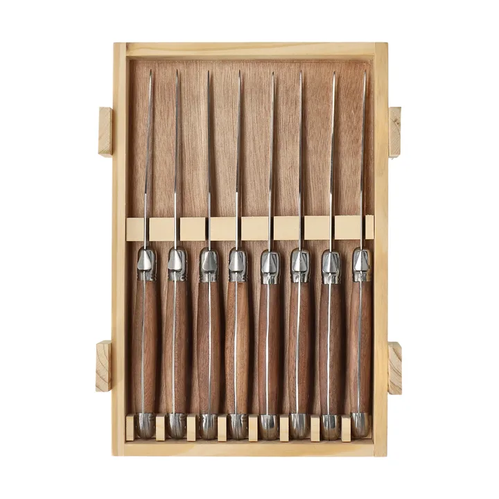 Nordwik French steak knife 8 pcs - Stainless steel-wood - Nordwik