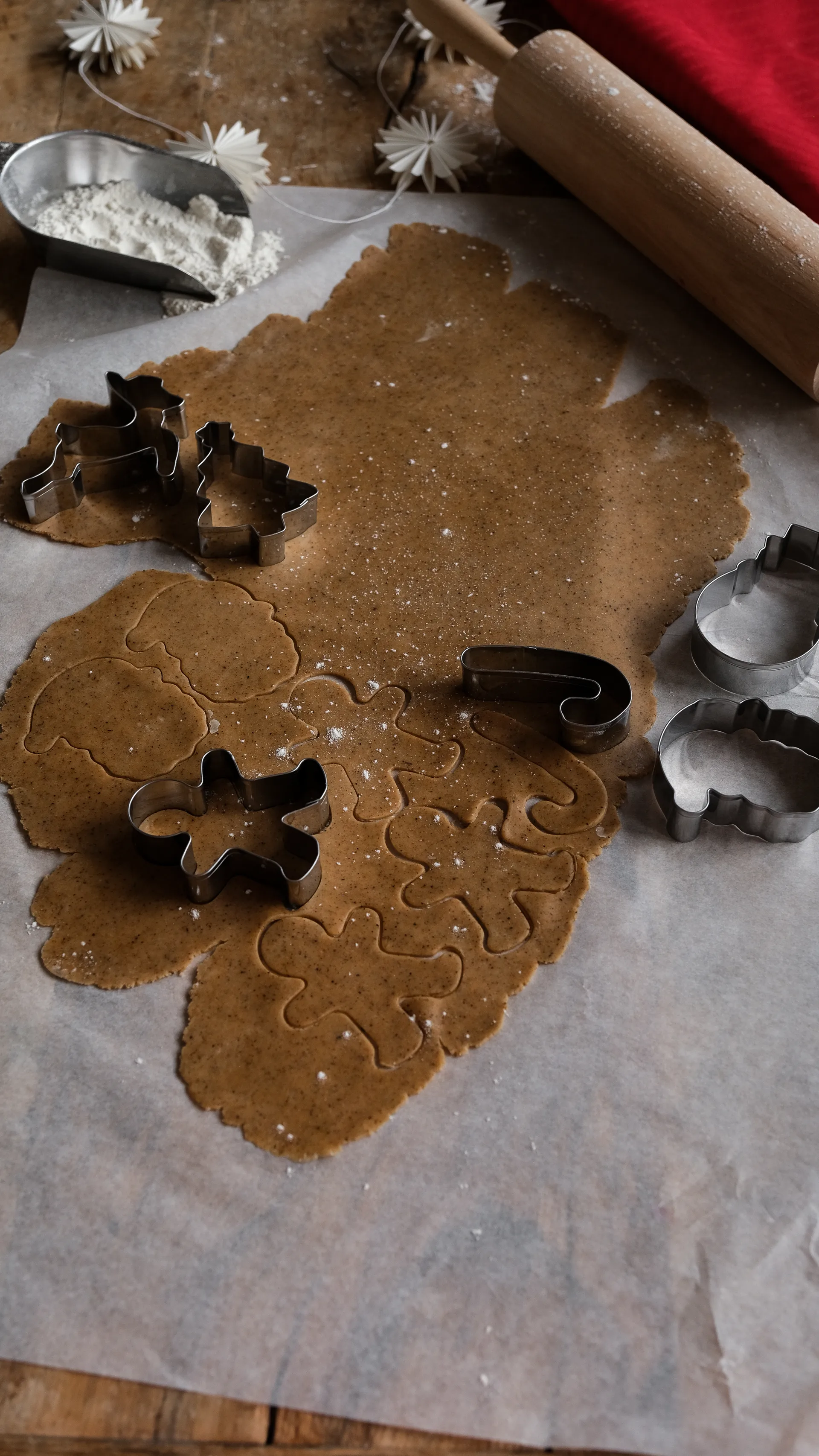 Nordwik gingerbread cutter christmas 6 pieces, Stainless steel Nordwik