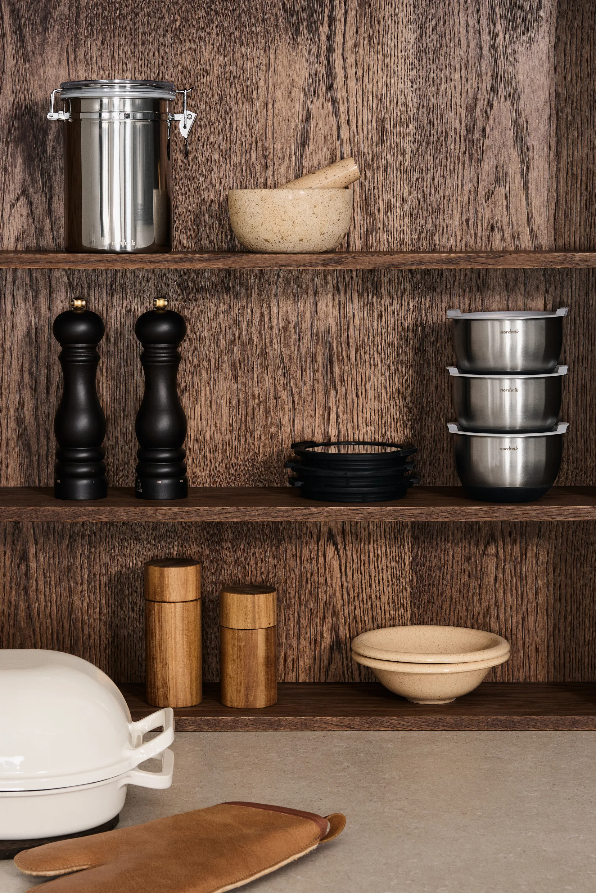 Nordwik mini bowls with premium lid, 3-pack Nordwik