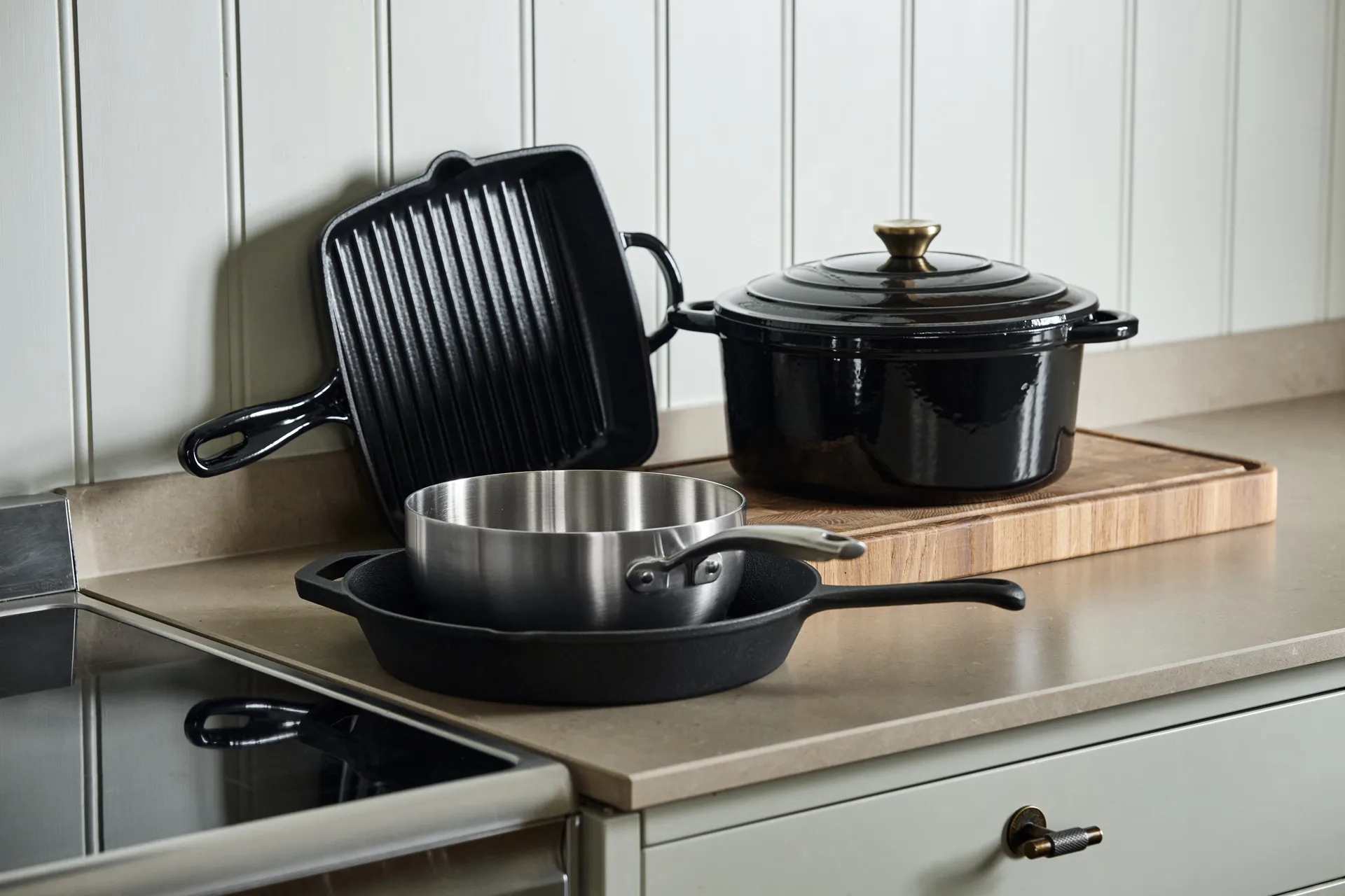 Nordwik sauteuse 3-ply stainless steel, 20 cm Nordwik