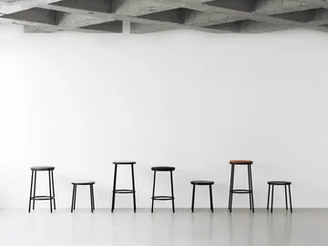 Circa stool 45 cm - Black oak - Normann Copenhagen