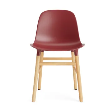 Form Chair - Red, oak legs - Normann Copenhagen