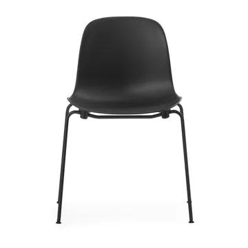 Form Chair stackable chair black legs 2-pack, Black - Normann Copenhagen