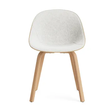Mat Chair chair front upholstered - Hallingdal 110-hemp-beech - Normann Copenhagen