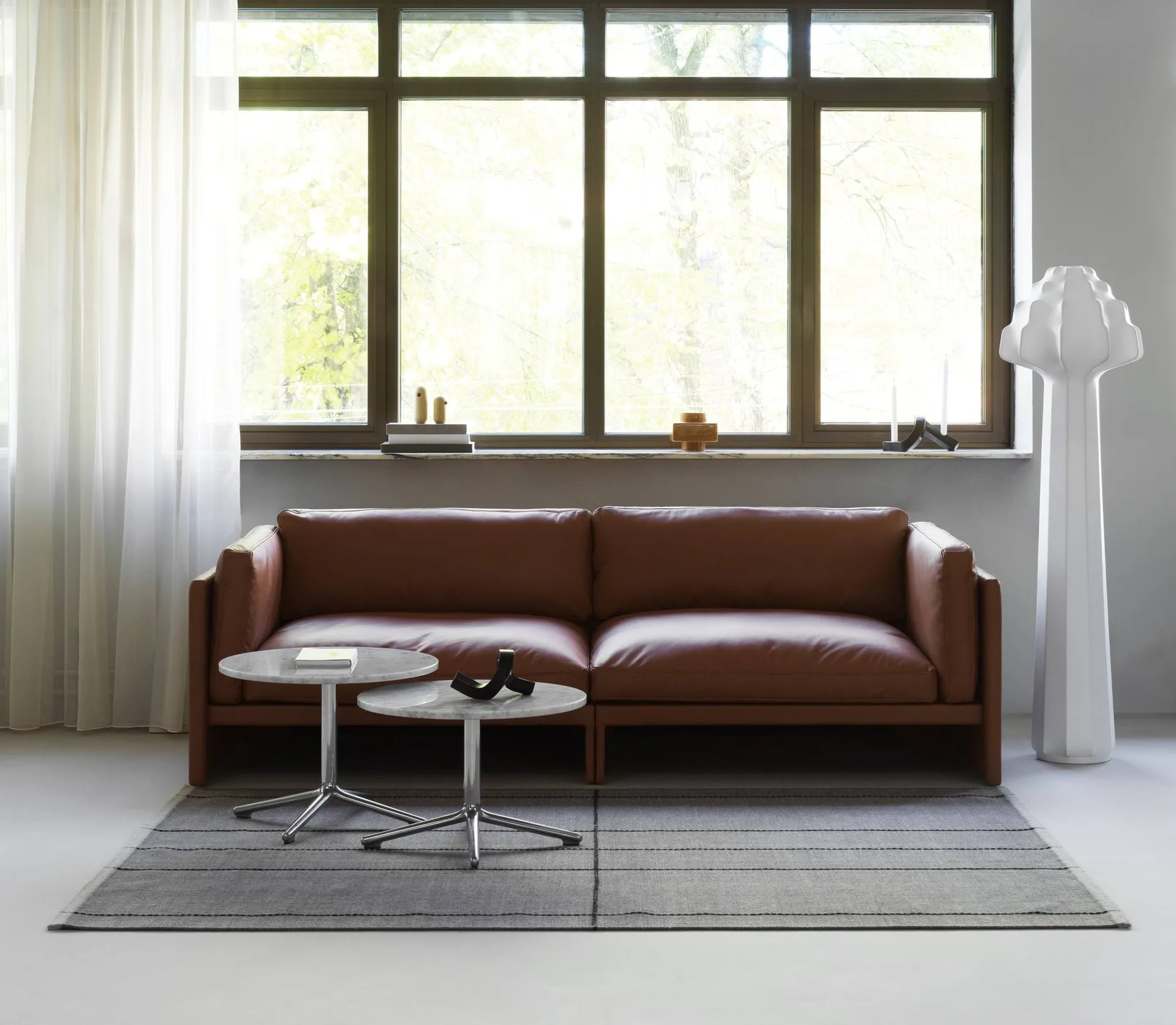 Seam runner rug 80x250 cm, Blue tones, 80x250 cm Normann Copenhagen