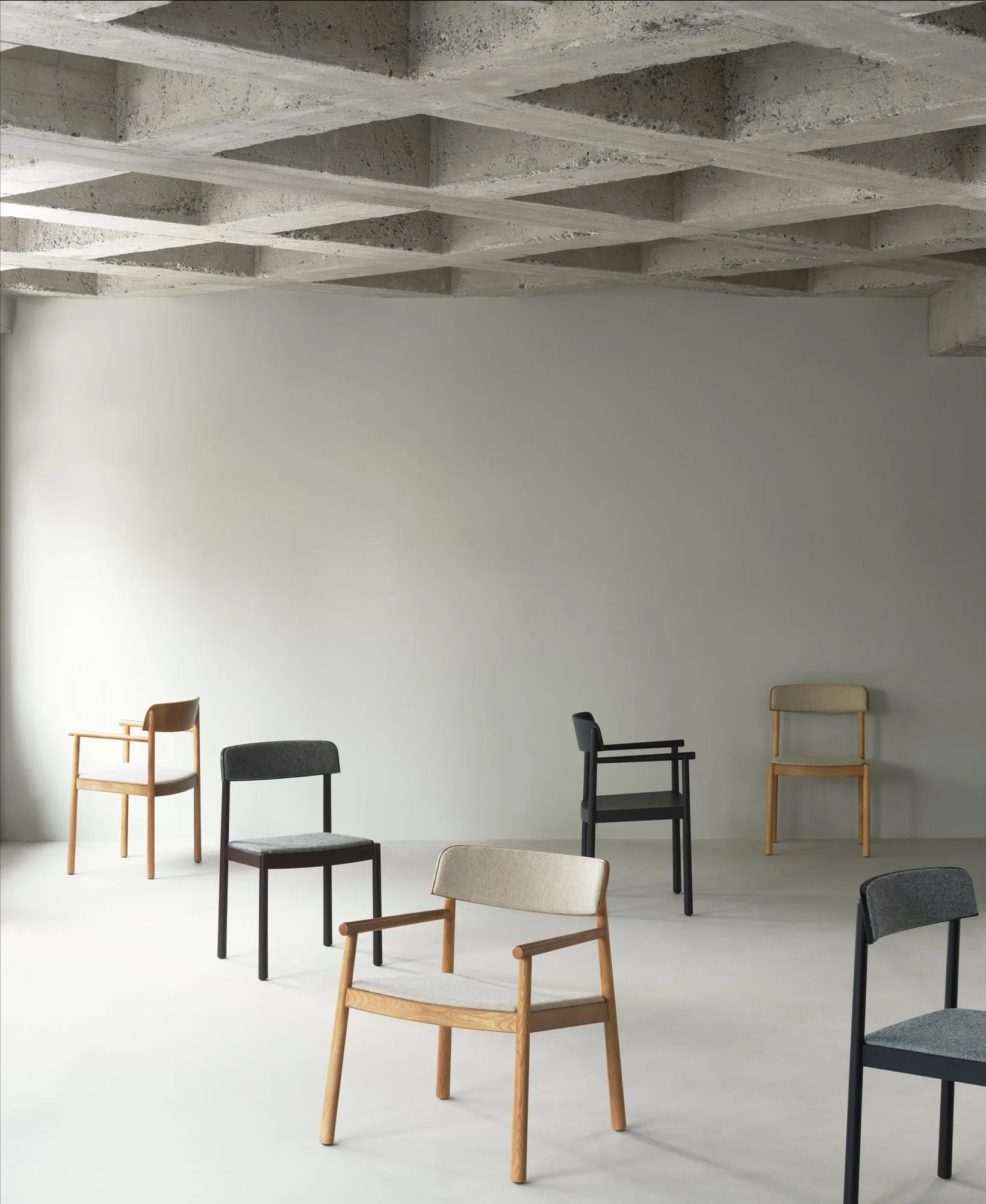 Timb chair, Brown ash-Hallingdal 368 Normann Copenhagen