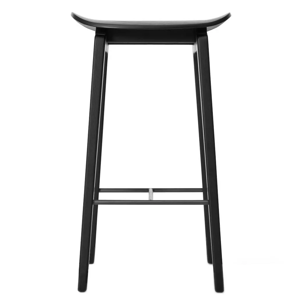 NY11 barstool 65 cm, Black oiled oak NORR11