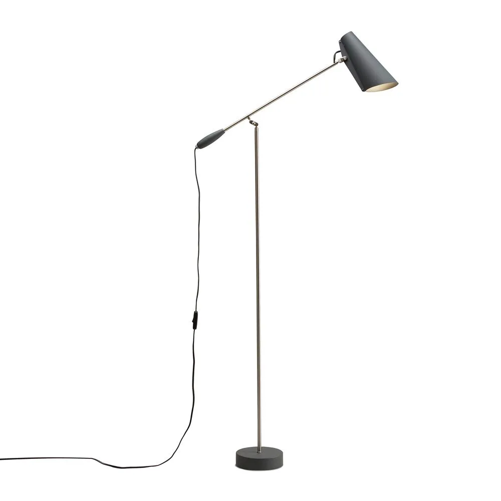 Birdy Floor Lamp, Matte grey Northern