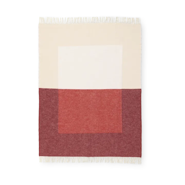 Echo throw 130x170 cm - Red - Northern