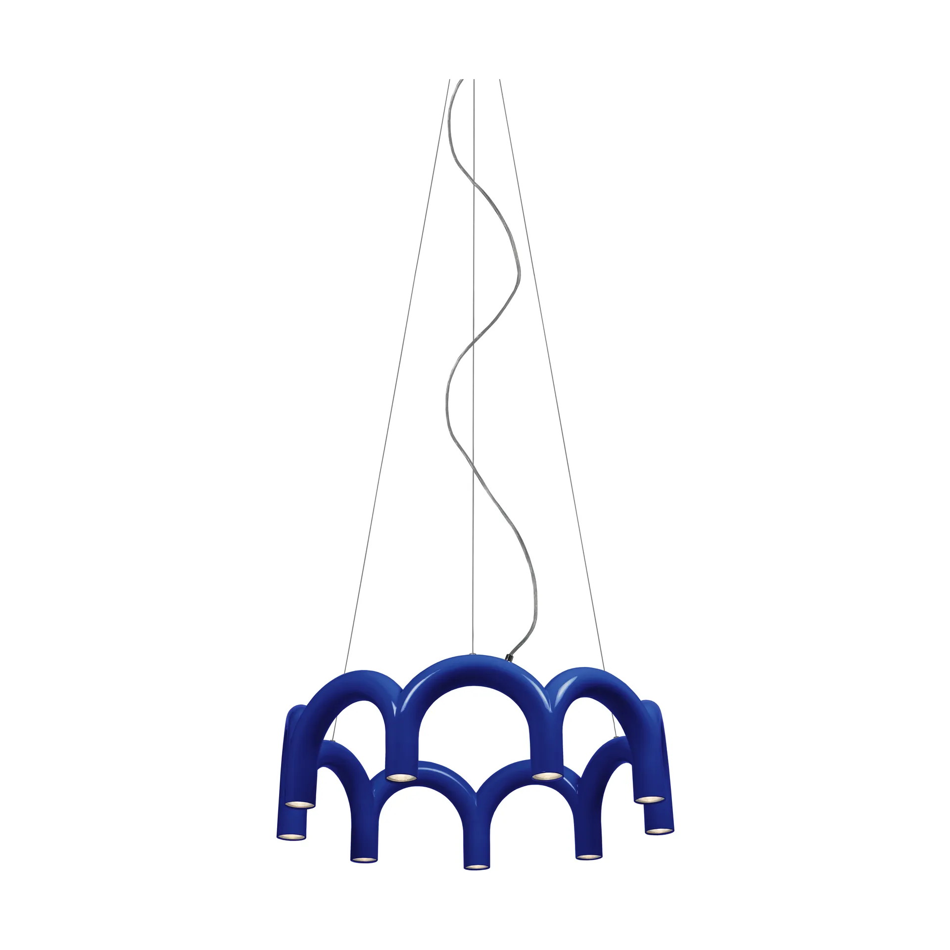 Arch circle pendant, Blue, Ø76 cm Oblure
