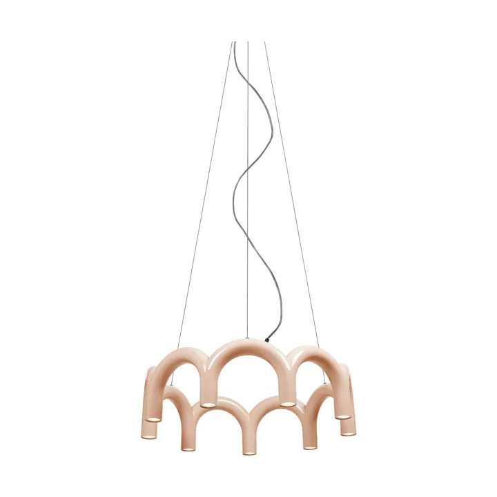 Arch circle pendant - Nude, Ø76 cm - Oblure