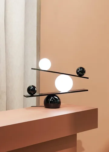 Balance table lamp - Black, v2 - Oblure