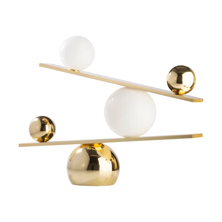 Balance table lamp - Brass, v2 - Oblure
