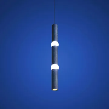 Lightbone pendant lamp - Large 83.6 cm, blue oak - Oblure