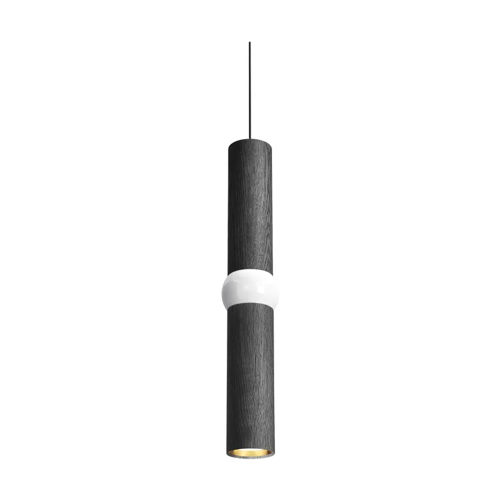 Lightbone pendant lamp - Medium 53.8 cm, black oak - Oblure
