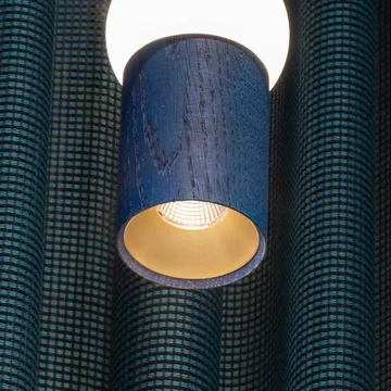 Lightbone pendant lamp - Small 24 cm, blue oak - Oblure