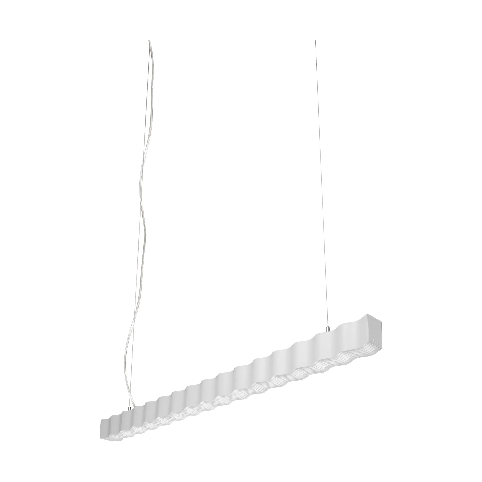 Superwave pendant lamp, White Oblure