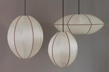 Indochina Classic Oval L lamp shade - Offwhite-amber - Oi Soi Oi