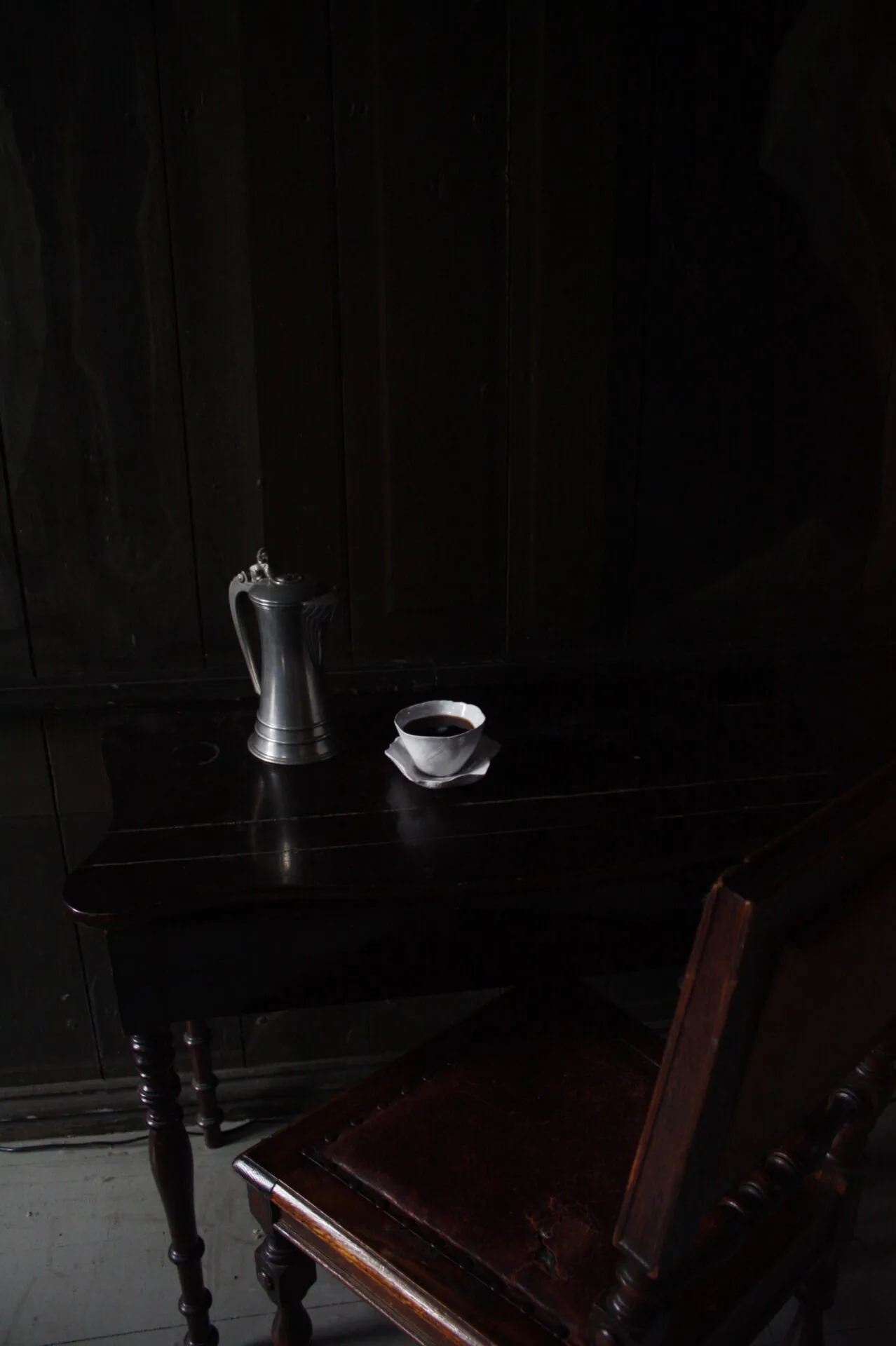 Clair cup with saucer, White Olsson & Jensen