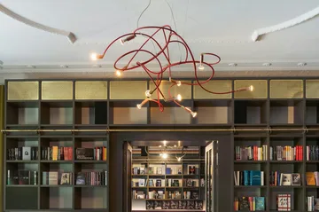 Andromeda ceiling lamp 108 cm - White steel - Örsjö Belysning