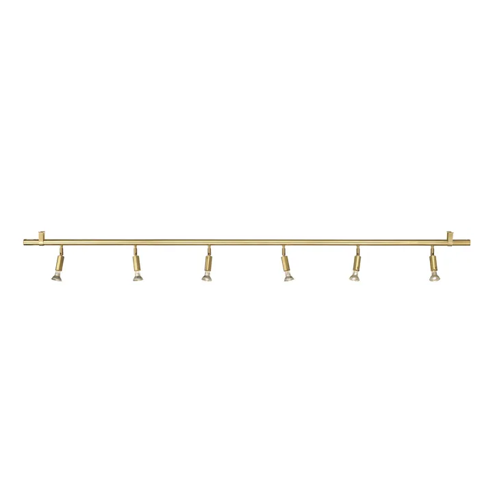 Star 6 wall and ceiling lamp - Raw brass - Örsjö Belysning