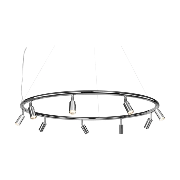 Starlight round wall and ceiling lamp Ø100 cm - Nickel-plated brass - Örsjö Belysning