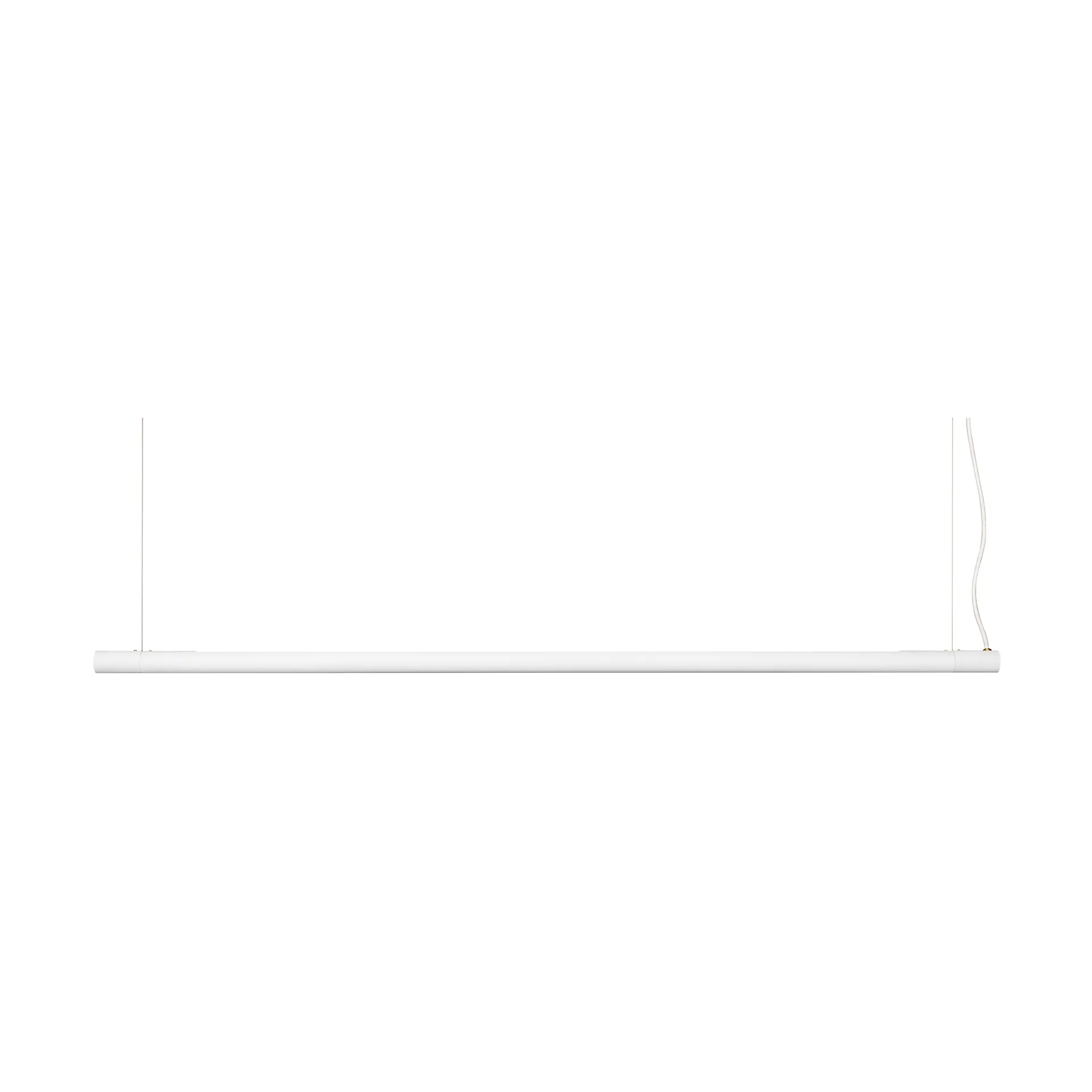 Tell ceiling lamp 230 cm, White steel Örsjö Belysning