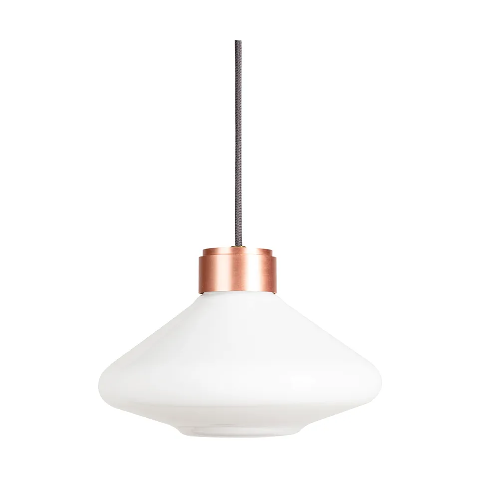 Volver pendant small, Brushed copper Örsjö Belysning