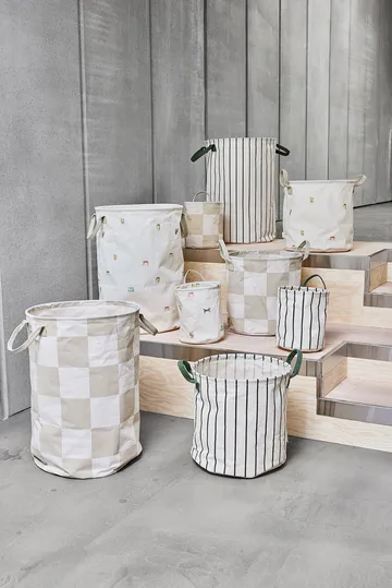 Chess storage baskets small 2-pack - Clay-offwhite - OYOY