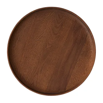 Inka wooden tray round Ø30 cm - Dark - OYOY