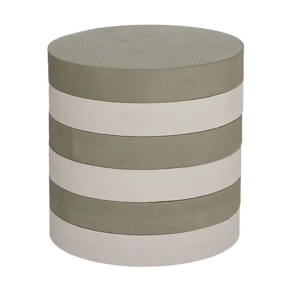Iro stackable stool, Olive-clay OYOY