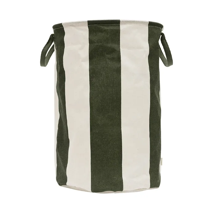 Kara storage basket large Ø38x54 cm, Dark Green OYOY