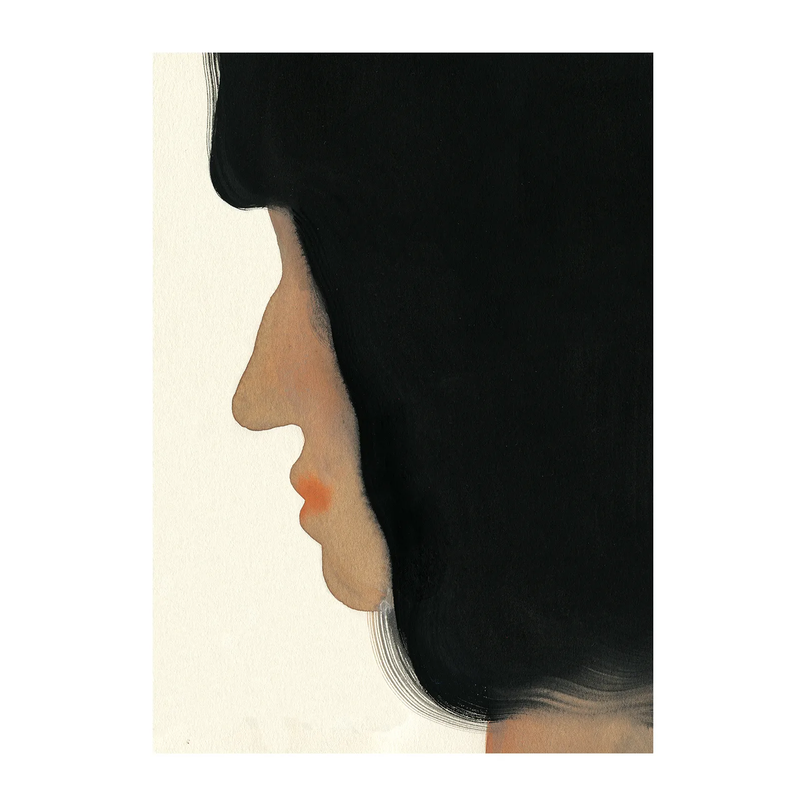 The Black Hair poster, 50x70 cm Paper Collective