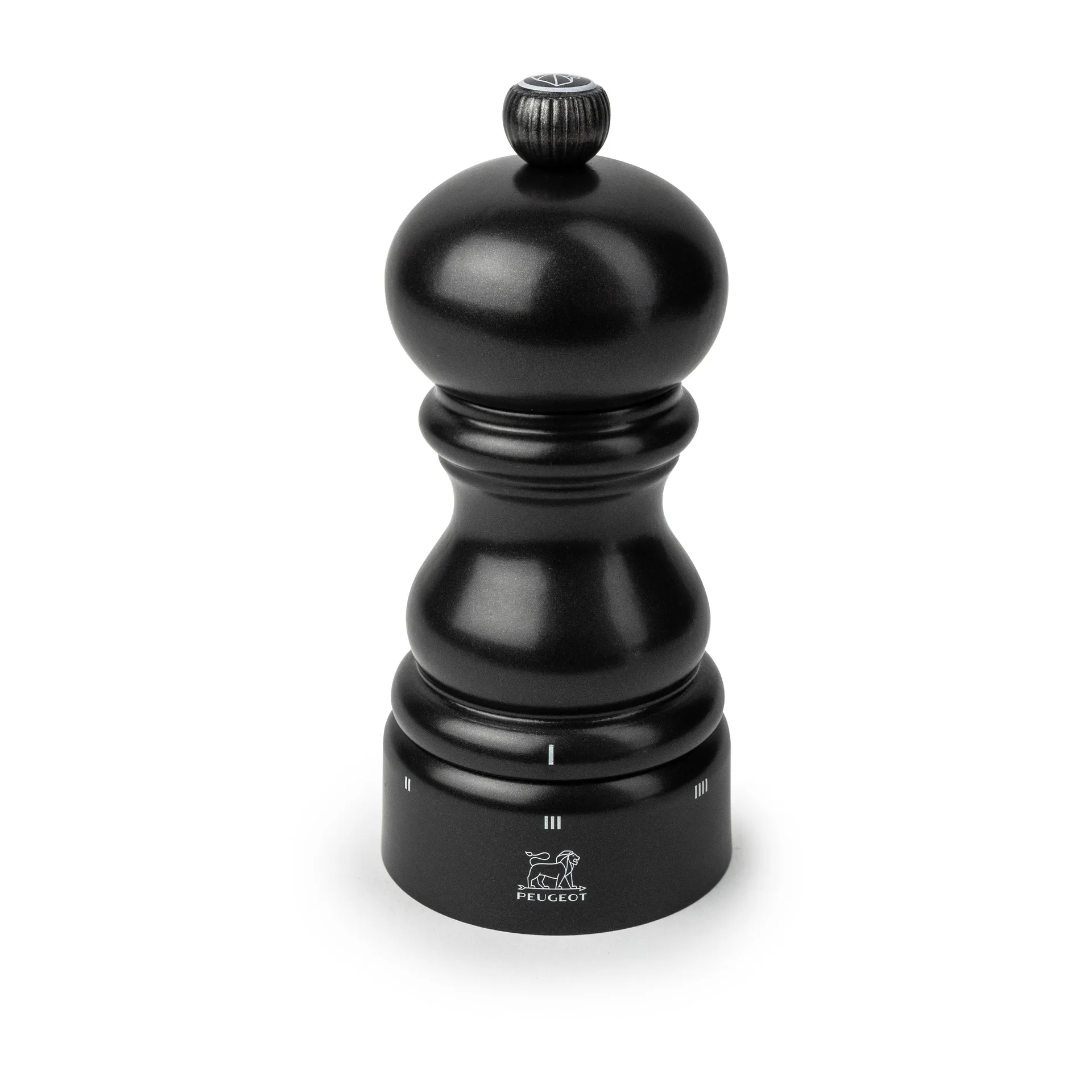 Paris u'Select salt mill 12 cm, Satin black Peugeot