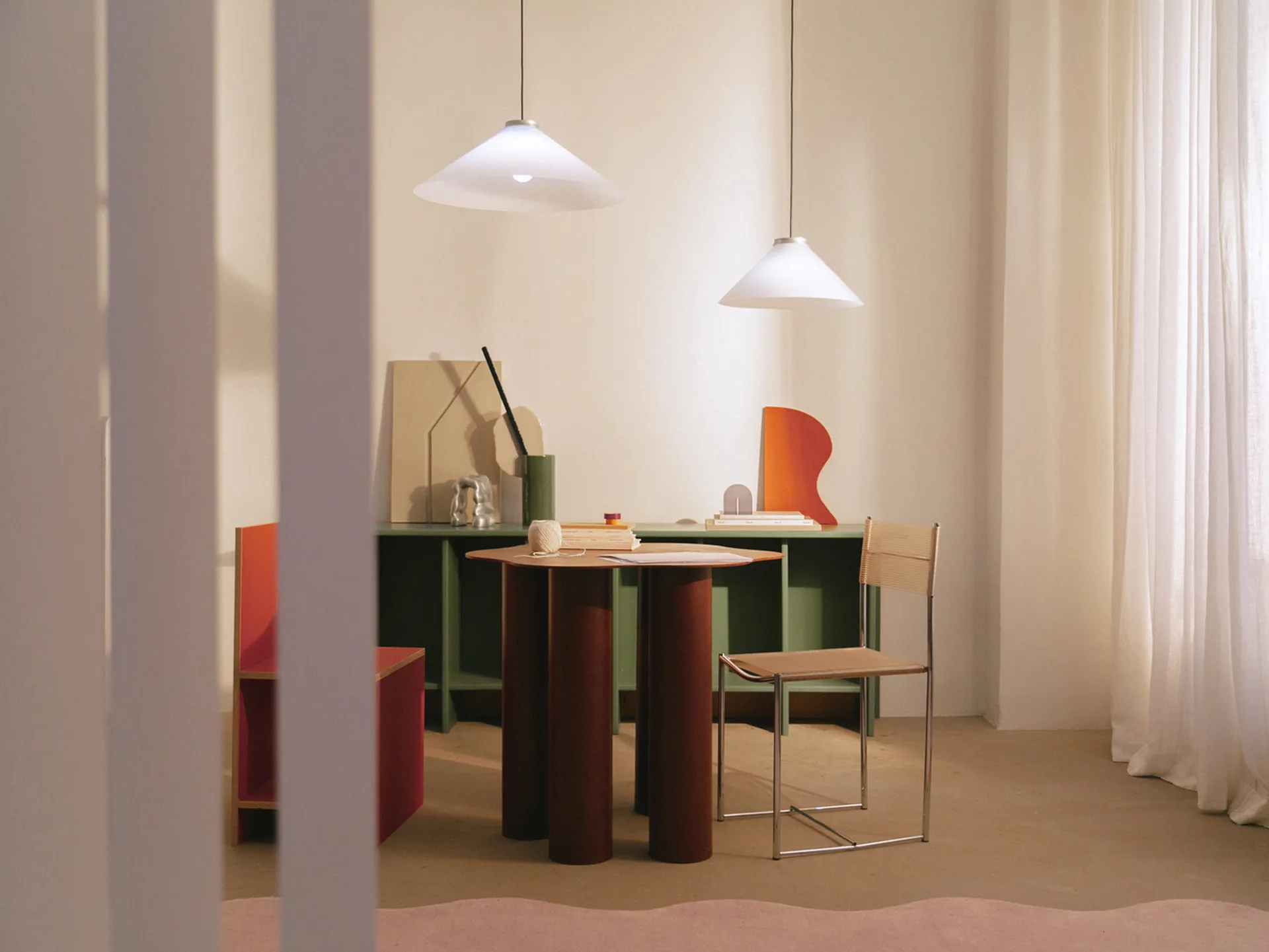 Aline 58 pendant lamp, Aluminium Pholc