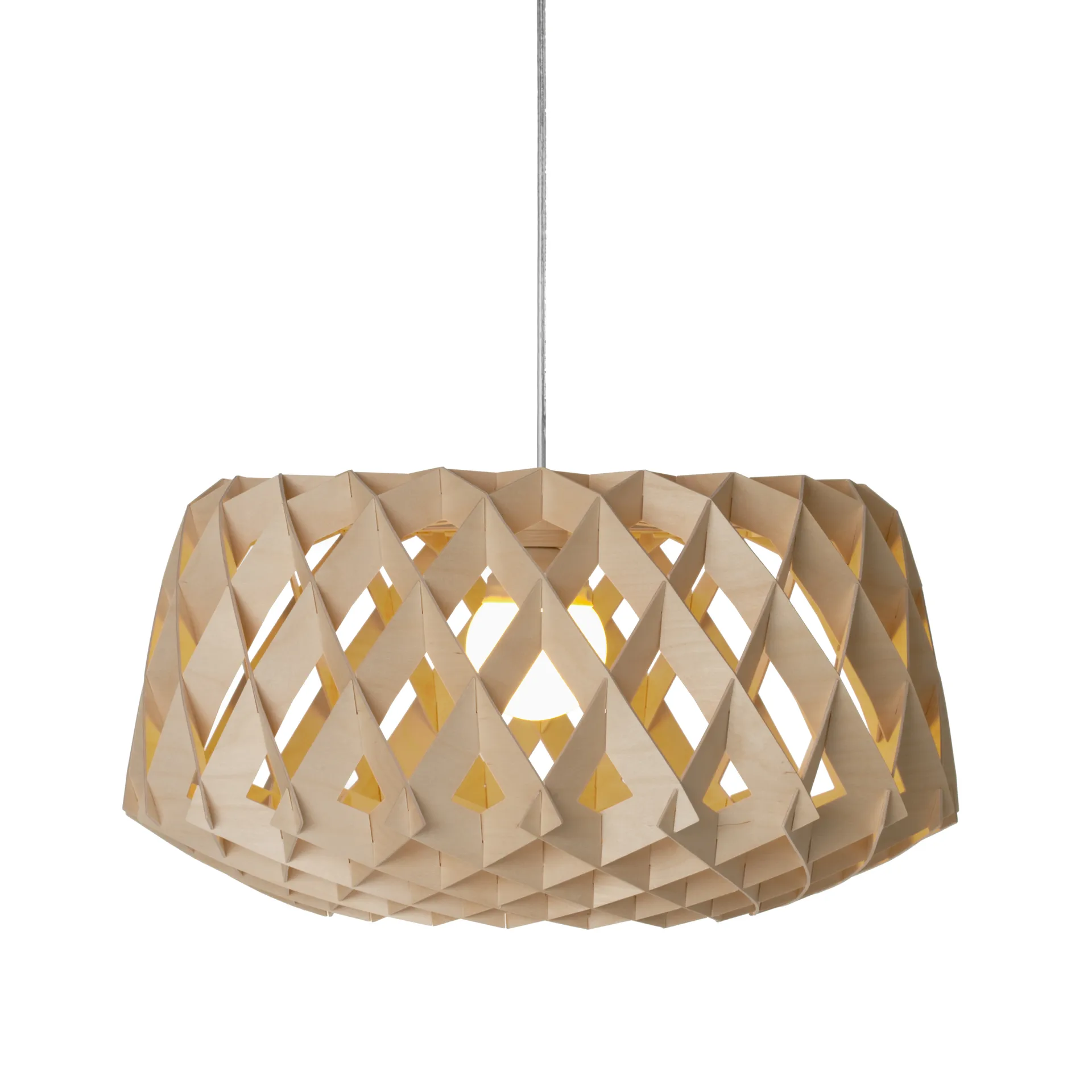 Pilke Signature pendant lamp Ø60 cm, birch Pilke