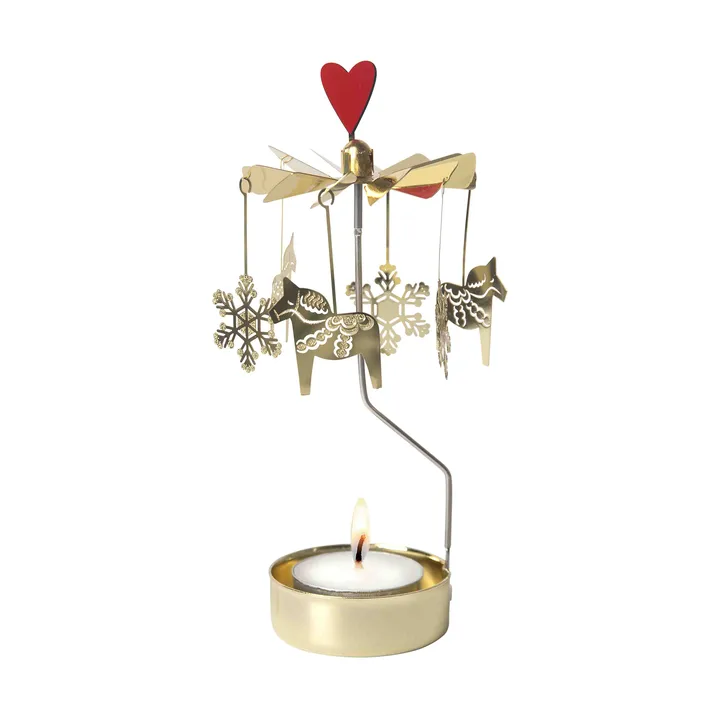 Christmas horse angel chimes - Gold - Pluto Design