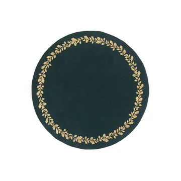 Christmas tree rug oak Ø110 cm - Green - Pluto Design