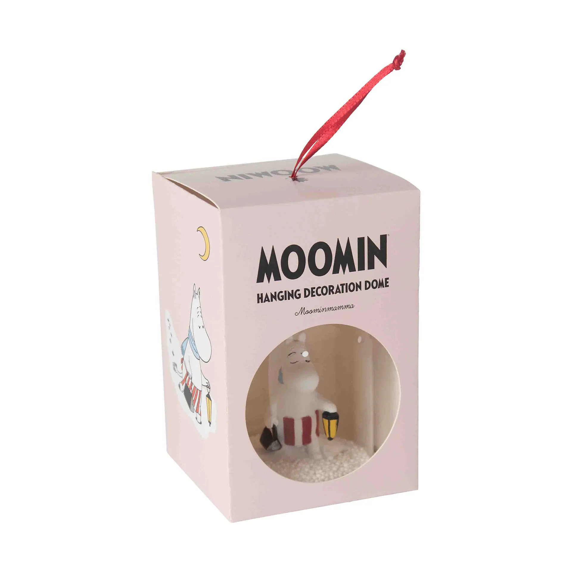 Moomin snow globe Christmas ornament, Moominmamma Pluto Design