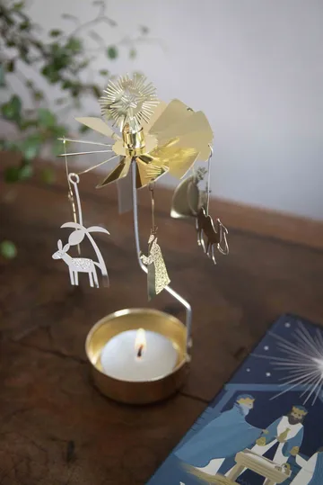 Star of Bethlehem angel chime - Gold - Pluto Design