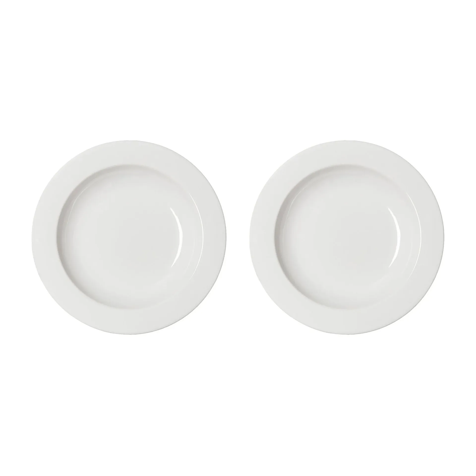 Daga deep plate Ø23.5 cm 2-pack, White PotteryJo