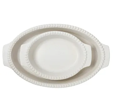 Daria oven form 35 cm - cotton white - PotteryJo
